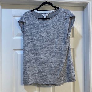 Market & Spruce Petal Sleeve Shirt